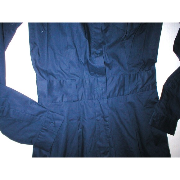 New Designer Richard Nicoll Jumpsuit 40 Womens 4 Navy Blue Long Sleeves NWT UK 8 - Picture 4 of 10